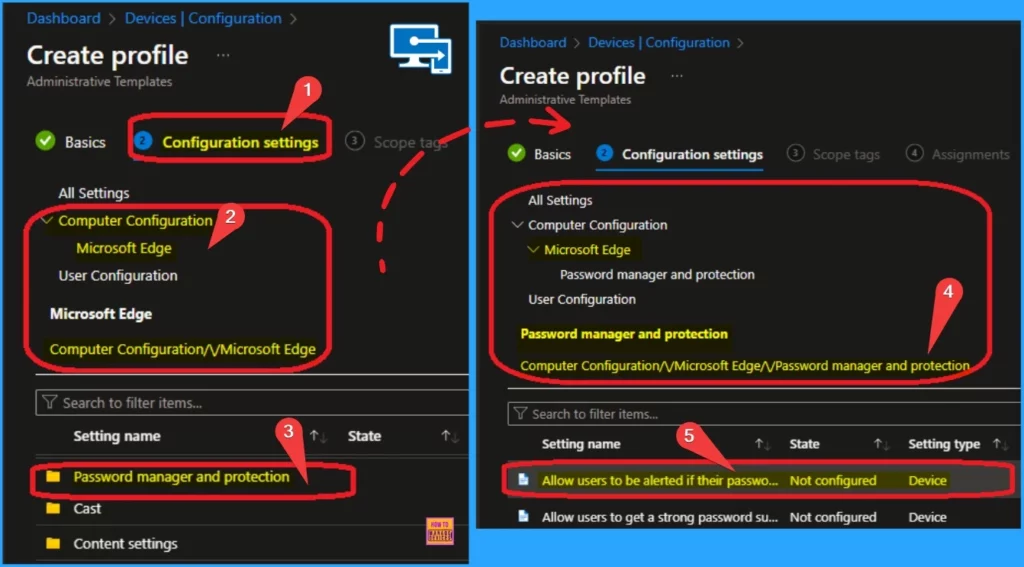 Enable Edge Password Safety Alerts for Users Policy in Microsoft Intune 4 Manage Microsoft Edge Password Manager and Protection using Intune Administrative Template - Fig.4
