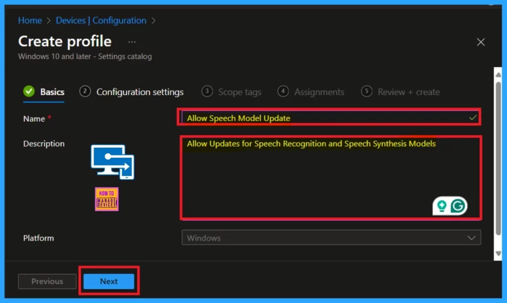 How to Enable Speech Recognition and Synthesis Model Updates with Intune-Fig.4