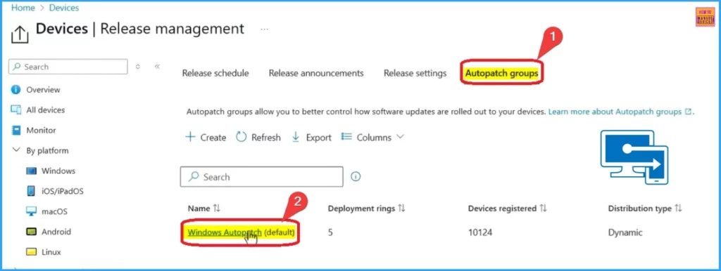 Upgrade Windows 10 using Windows Autopatch in Intune | Ring Based Deployment - Fig.8 - Creds to MS