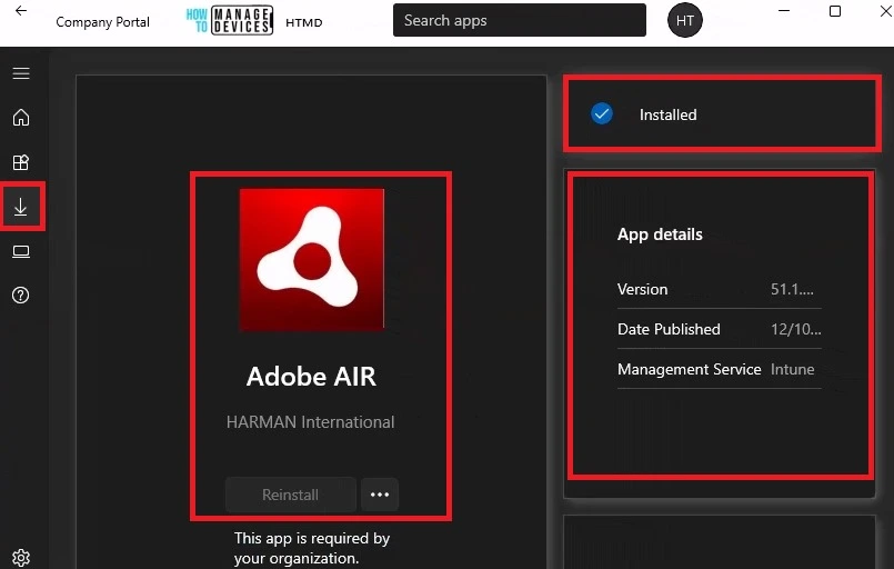 How to Deploy Adobe AIR Using Enterprise App Catalog App with Intune 15 How to Deploy Adobe AIR Using Enterprise App Catalog App with Intune Fig.14