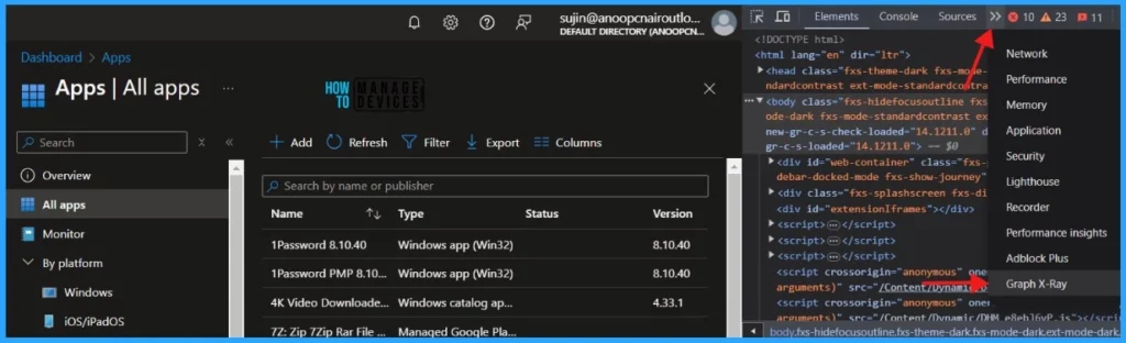 Complete Guide to Automate the Microsoft Intune Daily Tasks using of Graph X Ray - Fig.6
