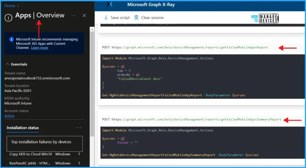 Complete Guide to Automate the Microsoft Intune Daily Tasks using of Graph X Ray - Fig.8