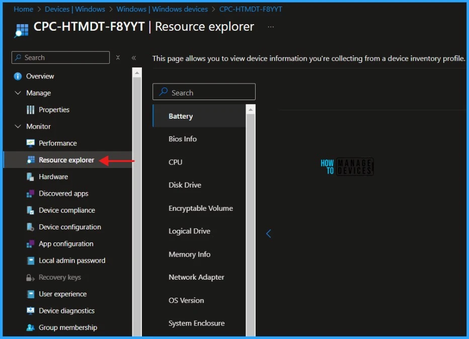Best Guide to Setup Enhanced Device Hardware Inventory in Microsoft Intune 9 Best Guide to Setup Enhanced Device Hardware Inventory in Microsoft Intune. Fig. 09
