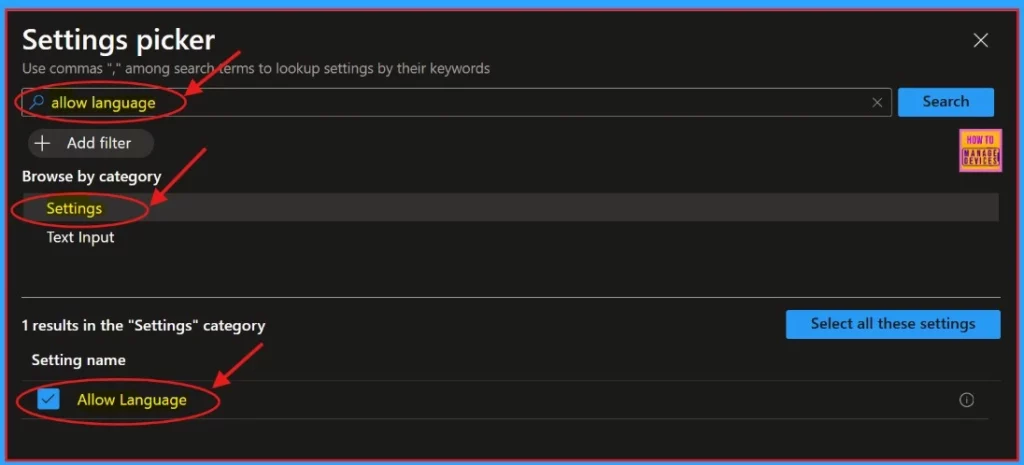 Best Way to Allow Language in Intune Via Settings Catalog -Fig.5