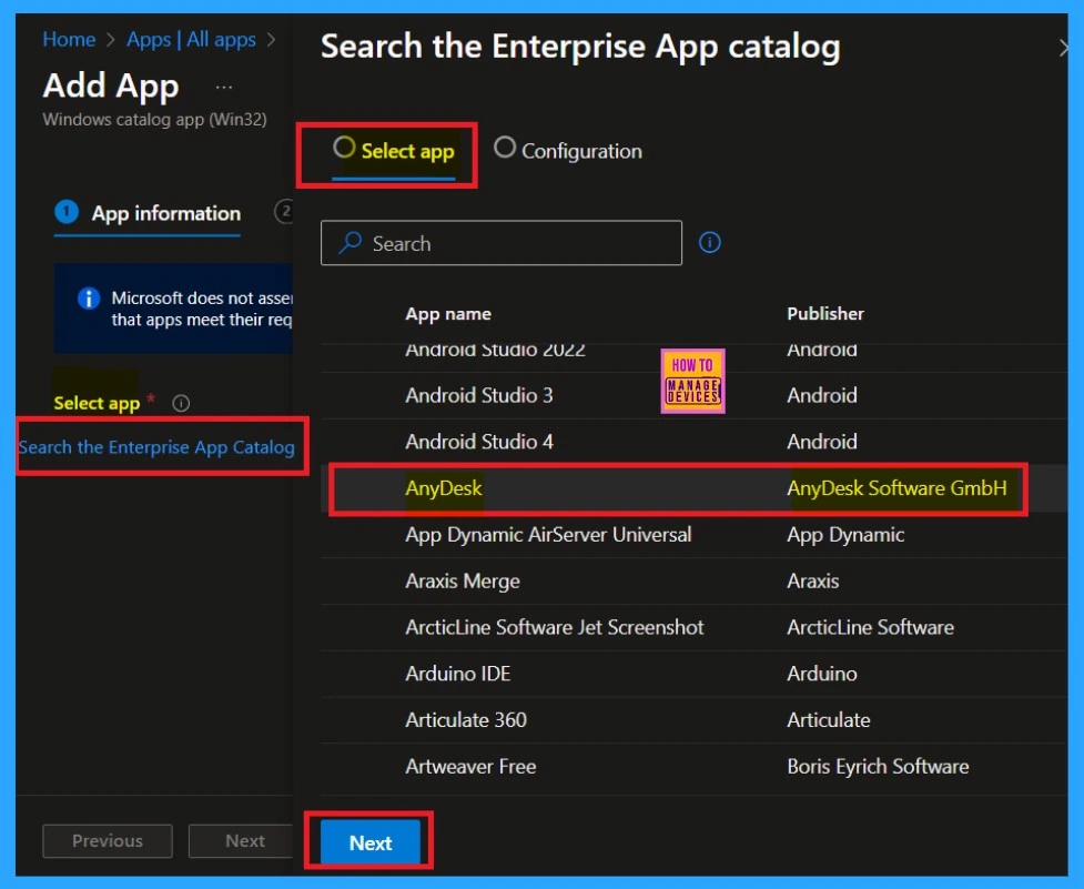 Best way to Deploy AnyDesk using Intune Application Model 3 Best way to Deploy AnyDesk using Intune Application Model - Fig.2