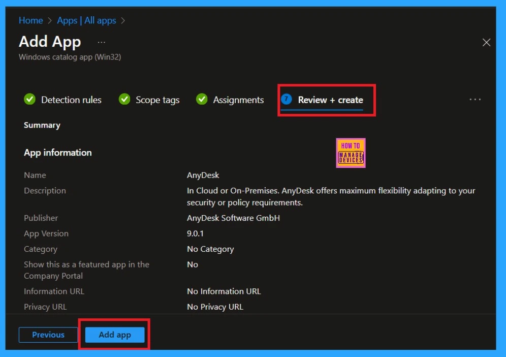 Best way to Deploy AnyDesk using Intune Application Model 11 Best way to Deploy AnyDesk using Intune Application Model - Fig.11