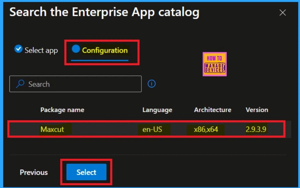 Install Maxcut App through Enterprise App Catalog app via Intune 4 Install Maxcut App through Enterprise App Catalog app via Intune-Fig.4
