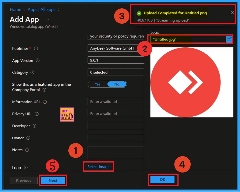 Best way to Deploy AnyDesk using Intune Application Model 5 Best way to Deploy AnyDesk using Intune Application Model - Fig.5