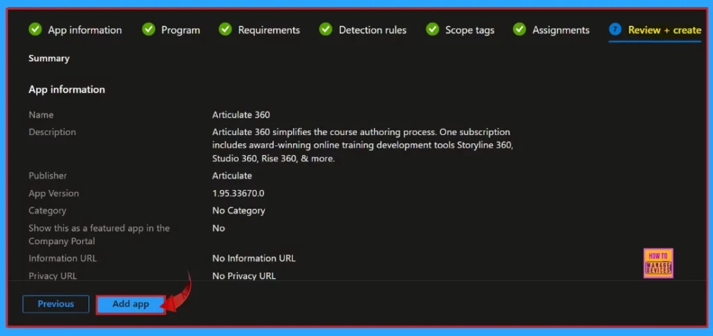 How to Deploy Articulate 360 using Intune Application Model 12 How to Deploy Articulate 360 using Intune Application Model - Fig.11