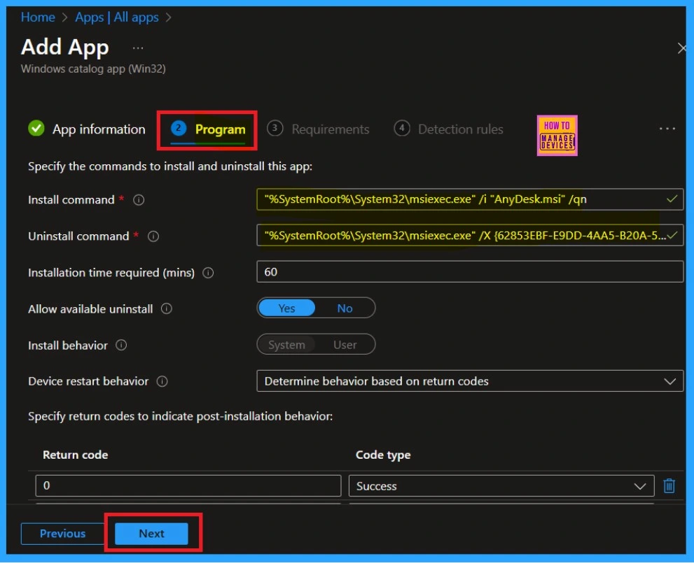 Best way to Deploy AnyDesk using Intune Application Model 6 Best way to Deploy AnyDesk using Intune Application Model - Fig.6