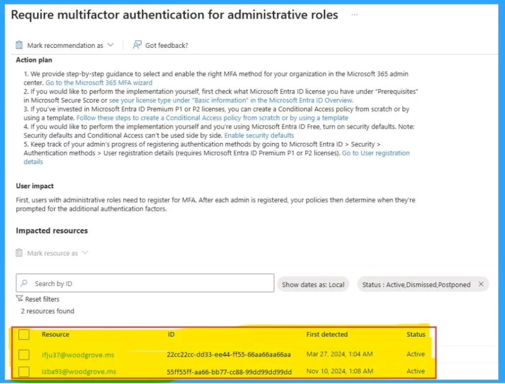 11 New Identity Secure Score Recommendations in Microsoft Entra 4 11 New Identity Secure Score Recommendations in Microsoft Entra- Fig.4 - Creds to MS