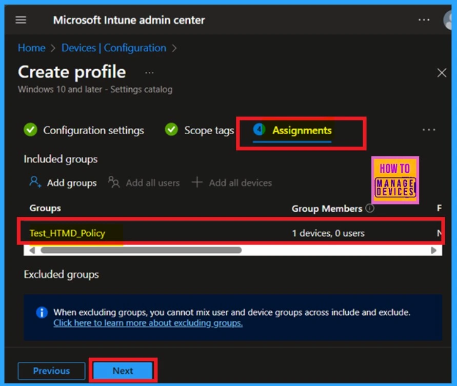 Enable Disable a LAN Connection through Setting Catalog via Intune 8 Enable Disable a LAN Connection through Setting Catalog via Intune- Fig.6