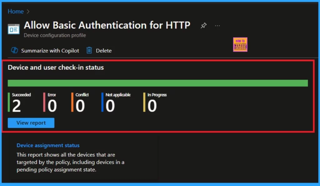 Allow Basic Authentication for HTTP Using Setting Catalog in Intune 10 Allow Basic Authentication for HTTP By using Setting Catalog Via Intune-Fig.9