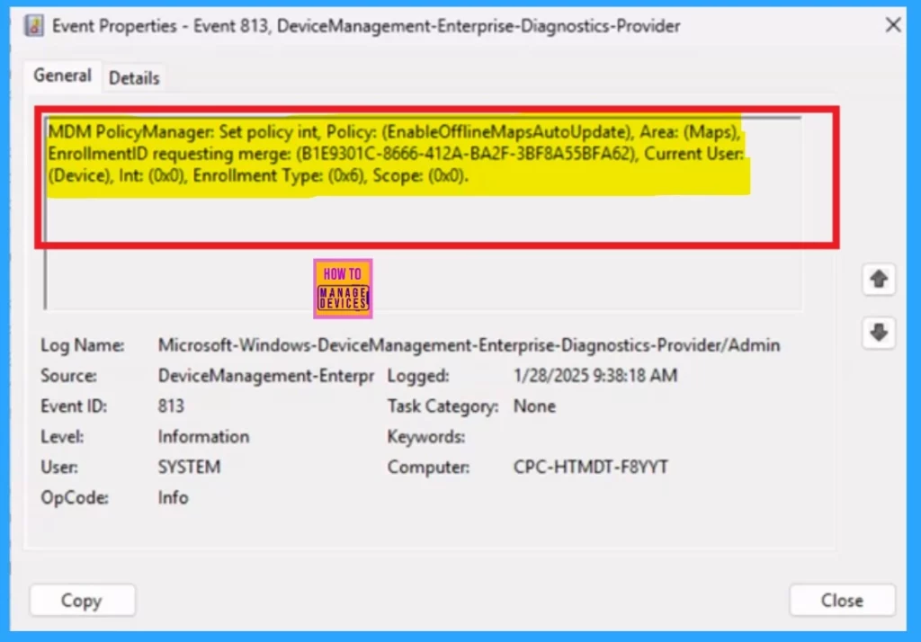Enable Offline Maps Auto Update using Intune Setting Catalog Policy -Fig.10