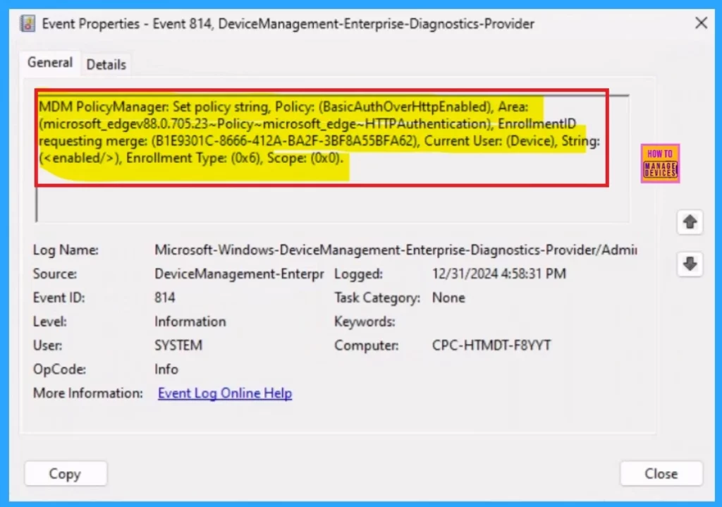Allow Basic Authentication for HTTP Using Setting Catalog in Intune 11 Allow Basic Authentication for HTTP By using Setting Catalog Via Intune-Fig.10