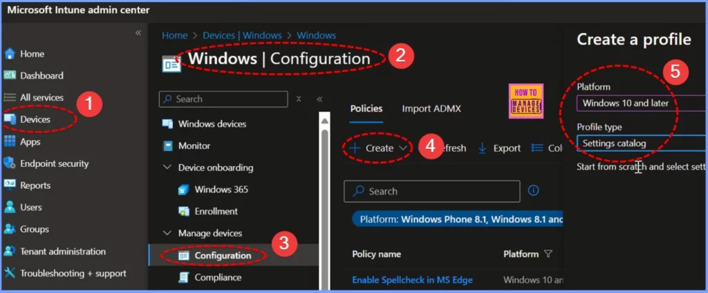 How to Allow or Block Edge Swipe Policy under Lock Down using Intune Settings Catalog - Fig.2