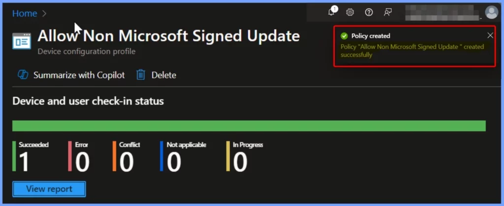 Easy Steps to Block Non Microsoft Signed Update in Windows Update for Business using Intune 7 Easy Steps to Block Non Microsoft Signed Update in Windows Update for Business using Intune - Fig.7