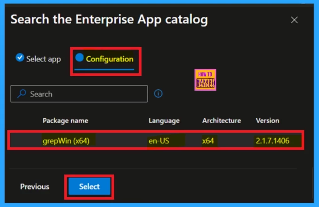 Best way to Install GrepWin through Enterprise App Catalog App using Intune 4 Best way to Install GrepWin through Enterprise App Catalog App using Intune-Fig.4