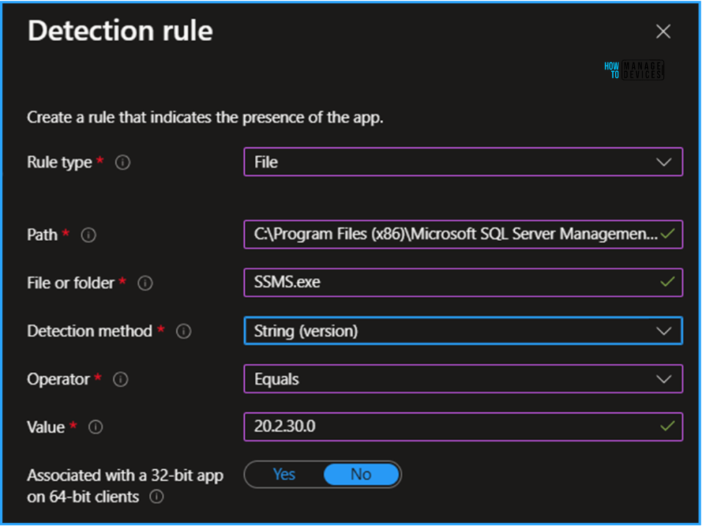 Best Guide to Deploy SQL Server Management Studio App Using Microsoft Intune 10 Best Guide to Deploy SQL Server Management Studio App Using Microsoft Intune. Fig. 11