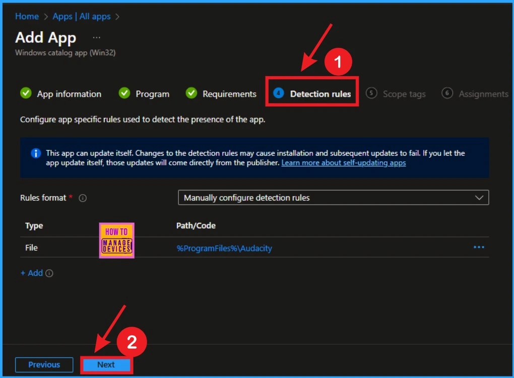 Best Way to Install Audacity App Via Intune Enterprise App Catalog App 12 Best Way to Install Audacity App Via Intune Enterprise App Catalog App - Fig.12