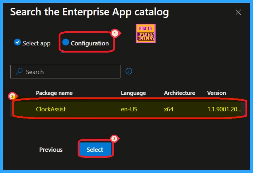 Deploy the ClockAssist App Via Enterprise App Catalog App in Intune 4 Deploy the ClockAssist App Via Enterprise App Catalog App in Intune - Fig.3