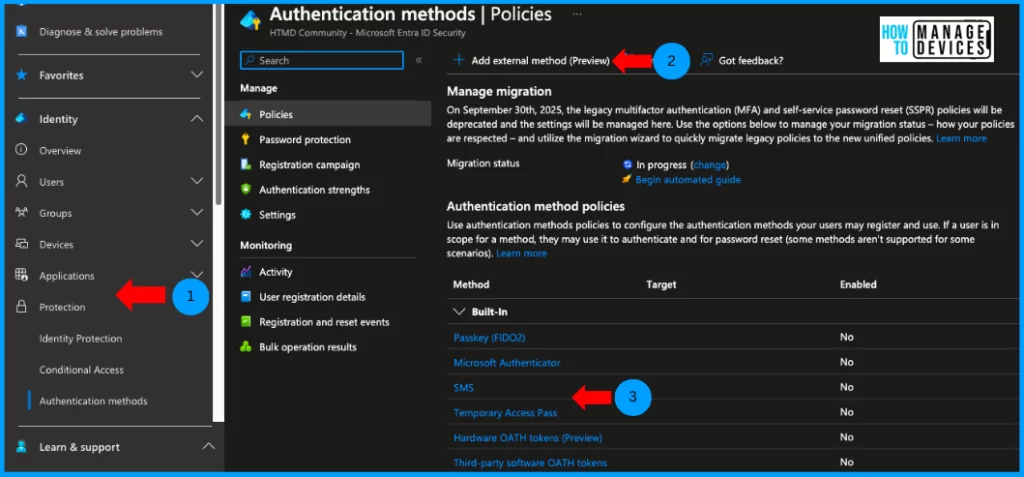 How to Configure Temporary Access Pass TAP for your Users in Microsoft Entra ID - Fig.1