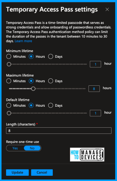 How to Configure Temporary Access Pass TAP for your Users in Microsoft Entra ID - Fig.4