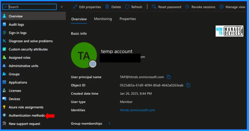 How to Configure Temporary Access Pass TAP for your Users in Microsoft Entra ID - Fig.6