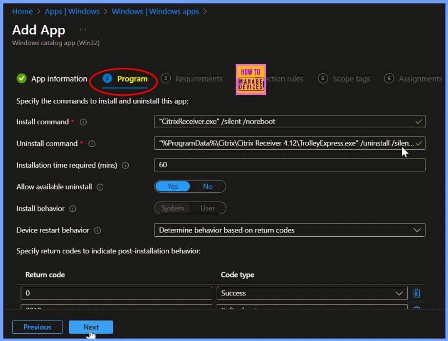 How to Deploy Citrix Receiver using Intune Enterprise App Catalog App 5 How to Deploy Citrix Receiver using Intune Enterprise App Catalog App - Fig.5