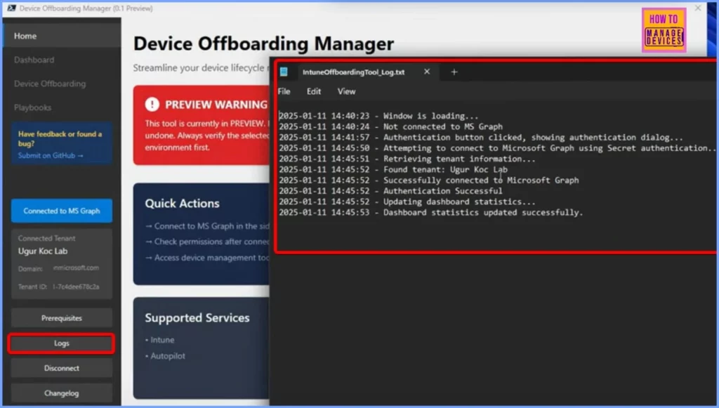 Device Offboarding Manager PowerShell Tool for Simplified Device Lifecycle Management 7 Device Offboarding Manager PowerShell Tool for Simplified Device Lifecycle Management - Fig.7 - Creds to Ugur Koc