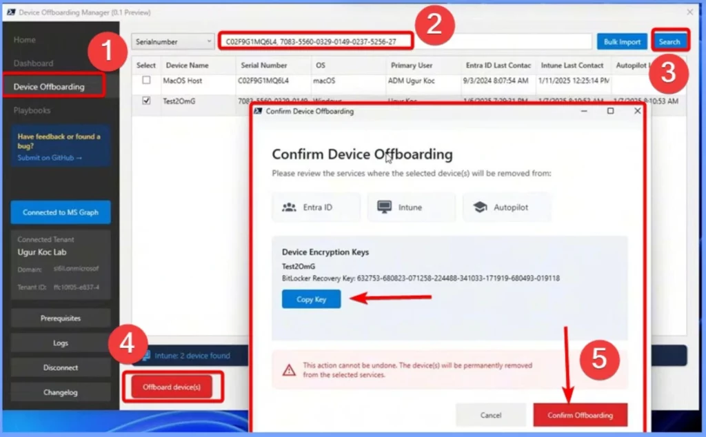 Device Offboarding Manager PowerShell Tool for Simplified Device Lifecycle Management 10 Device Offboarding Manager PowerShell Tool for Simplified Device Lifecycle Management - Fig.9 - Creds to Ugur Koc