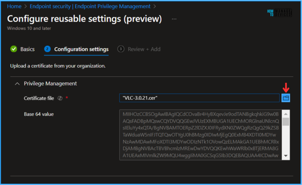 Easy Guide to Configure EPM Reusable Settings with Intune 5 Easy Guide to Configure EPM Reusable Settings with Intune. Fig. 5