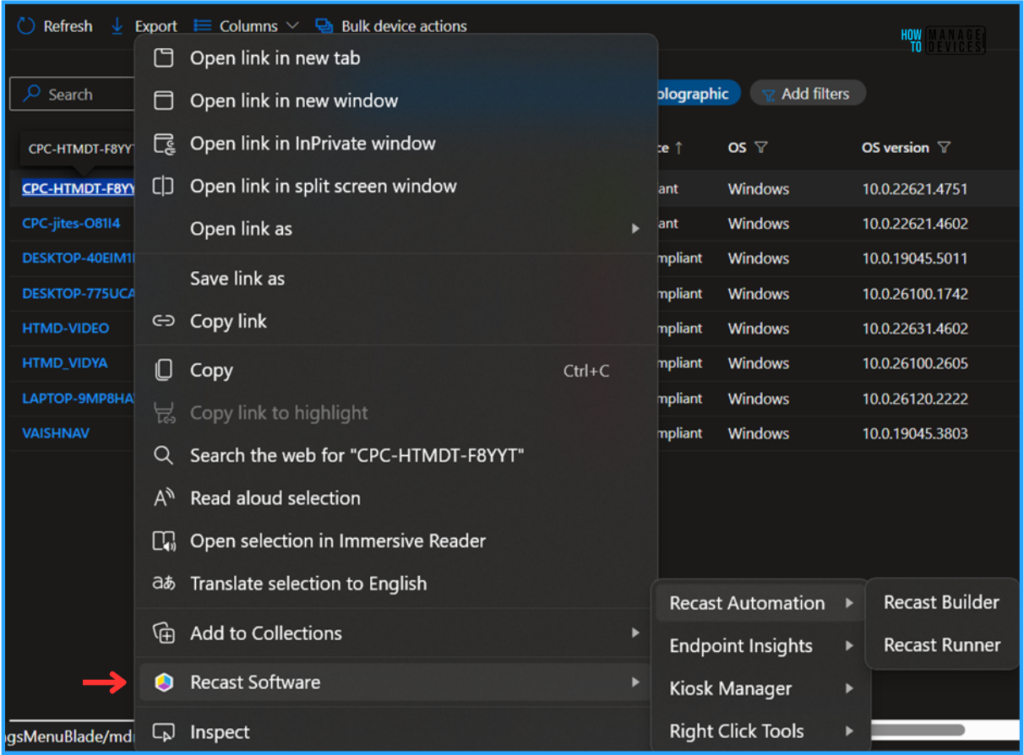 Easy Guide to Install Recast Right Click Tools Browser Extension for Microsoft Intune 7 Easy Guide to Install Recast Right Click Tools Browser Extension for Microsoft Intune. Fig. 7