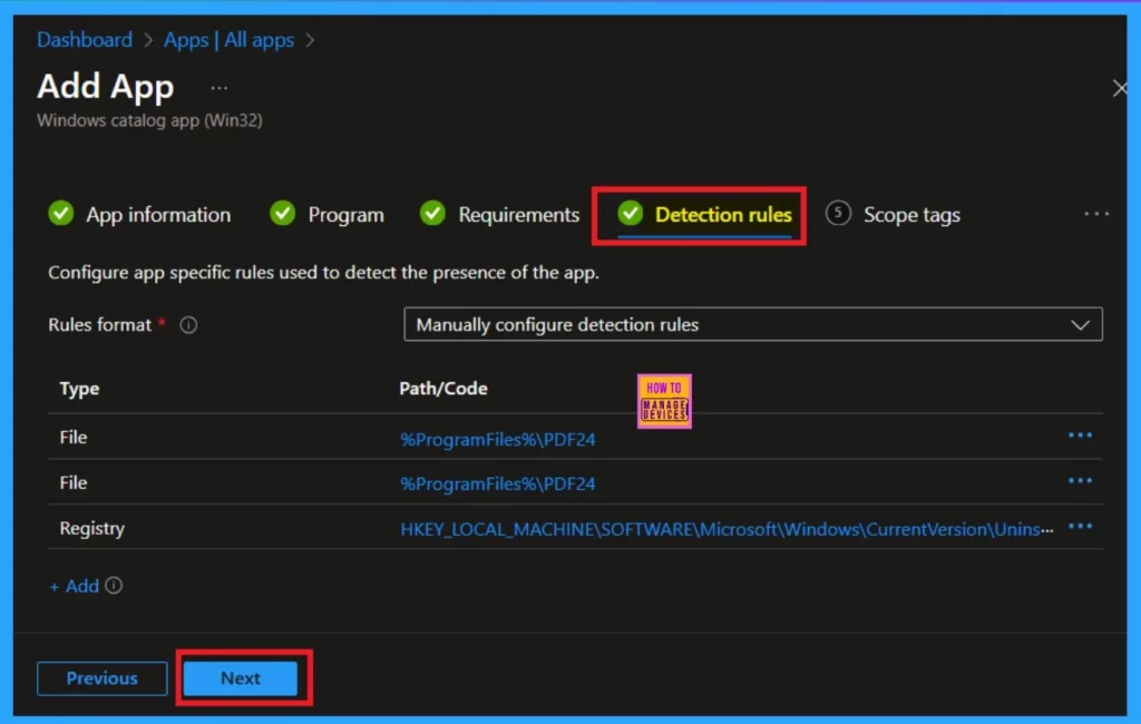PDF24 Creator Deployment using Intune Enterprise App Catalog App - Fig.8