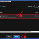 Enable Drop Feature in Edge Browser Using Microsoft 365 Admin Center Configuration Policy