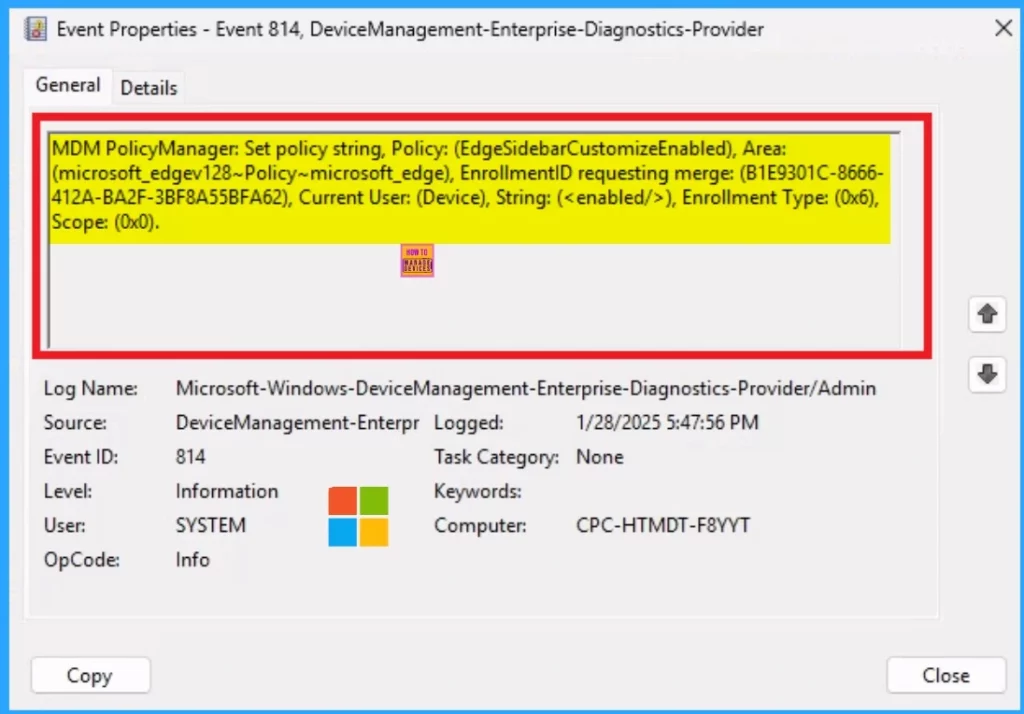Enable Edge Browser Sidebar Customize Policy using M365 Admin Center 12 Enable Edge Browser Sidebar Customize Policy using M365 Admin Center - Fig.12