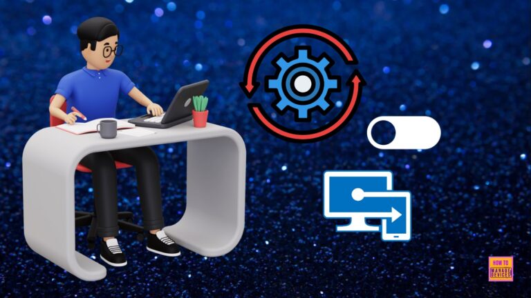 Enable Sync My Settings Policy on Intune Settings Catalog