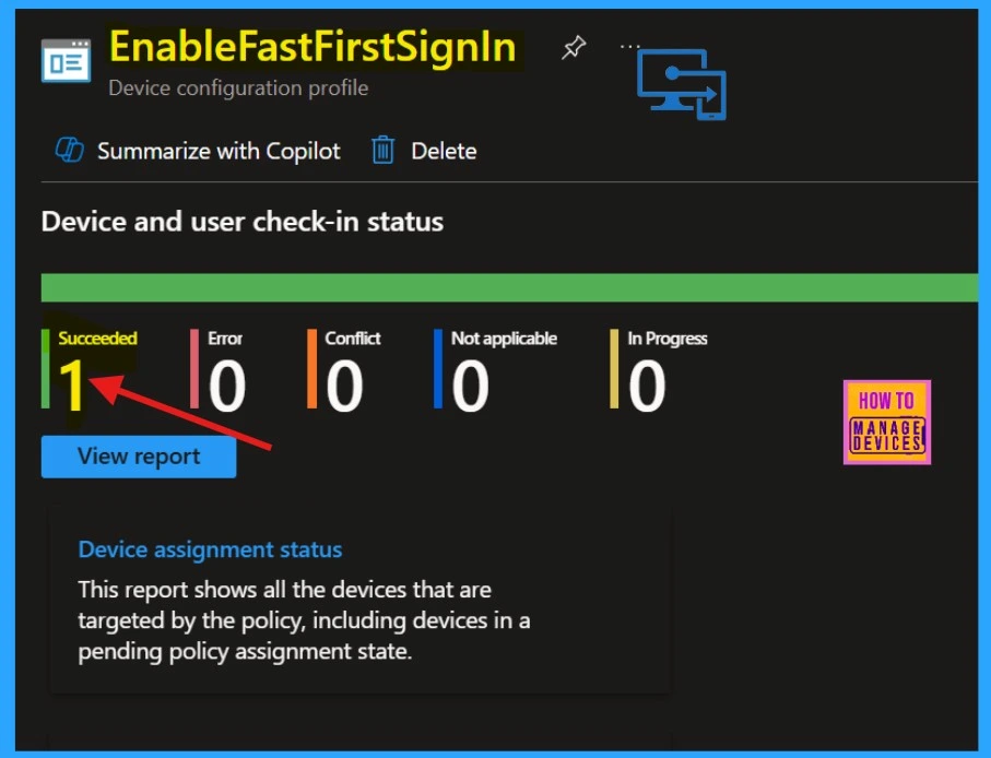 Enable Fast First Sign In Policy under Authentication in Intune Settings Catalog 11 Enable Fast First Sign In Policy under Authentication in Intune Settings Catalog - Fig.10