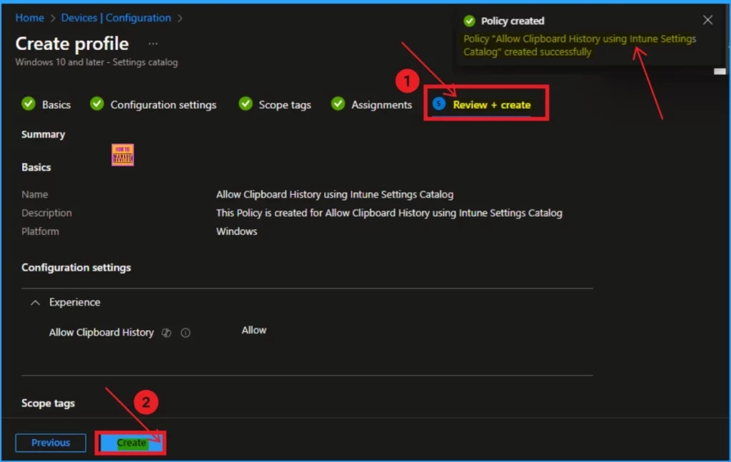 How to Allow Clipboard History using Intune Settings Catalog 10 How to Allow Clipboard History using Intune Settings Catalog - Fig.10