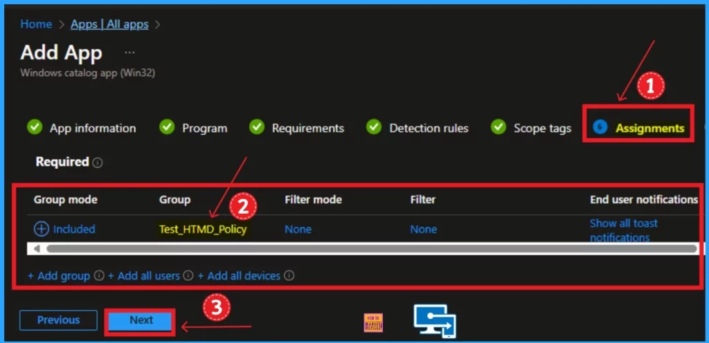 How to Install Bria Enterprise App through Intune Enterprise App Catalog App - Fig.10