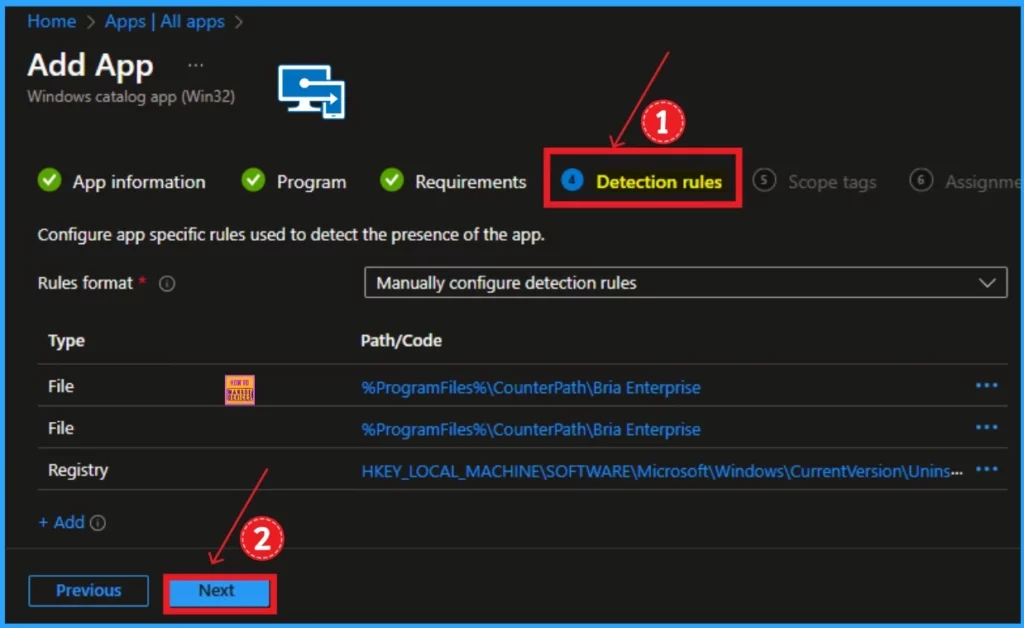 How to Install Bria Enterprise App through Intune Enterprise App Catalog App - Fig.8