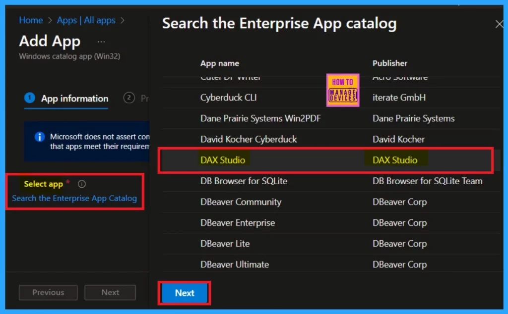 Easy Deployment of Install DAX Studio in Intune Using the Enterprise App Catalog App-Fig.3