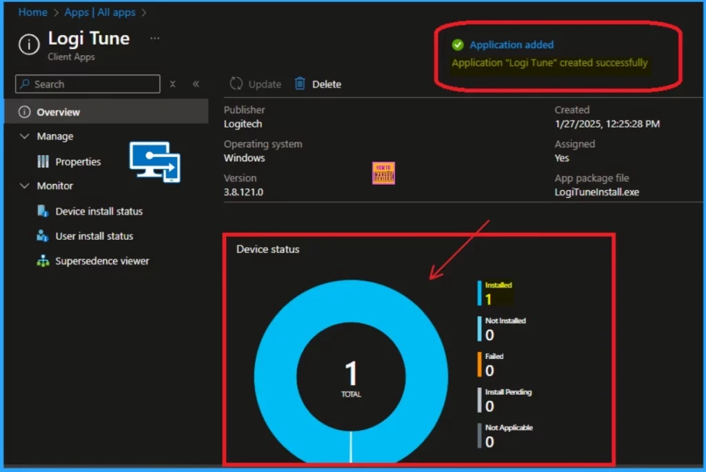 How to Install Logi Tune App using Intune Enterprise App Catalog App 11 How to Install Logi Tune App using Intune Enterprise App Catalog App - Fig.11