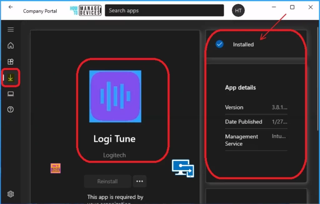 How to Install Logi Tune App using Intune Enterprise App Catalog App 12 How to Install Logi Tune App using Intune Enterprise App Catalog App - Fig.12