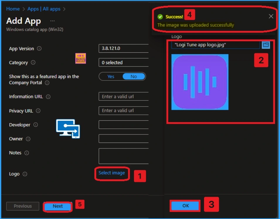 How to Install Logi Tune App using Intune Enterprise App Catalog App 5 How to Install Logi Tune App using Intune Enterprise App Catalog App - Fig.5