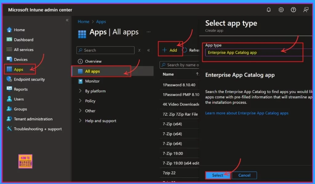 How to Install IBM Aspera Connect using Intune Enterprise App Catalog App 2 How to Install IBM Aspera Connect using Intune Enterprise App Catalog App - Fig.1