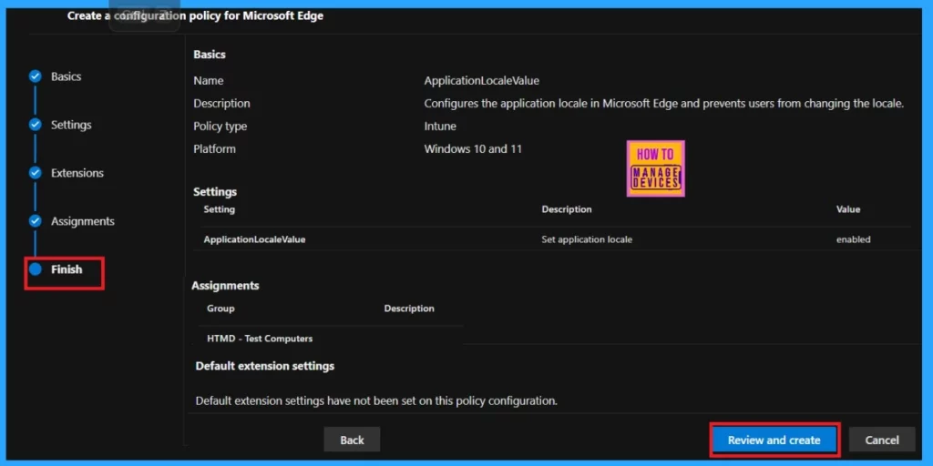 Enable Disable Application Locale Value Policy in Microsoft Edge Browser using M365 Admin Center 11 Enable Disable Application Locale Value Policy in Microsoft Edge Browser using M365 Admin Center - Fig.10