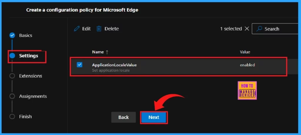 Enable Disable Application Locale Value Policy in Microsoft Edge Browser using M365 Admin Center 7 Enable Disable Application Locale Value Policy in Microsoft Edge Browser using M365 Admin Center - Fig.6