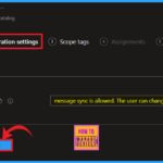 Allow Message Sync via Settings Catalog in Intune