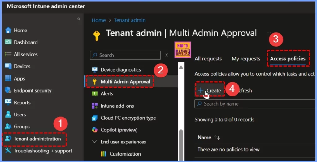 Secure Remote Actions Retire Wipe and Delete with MAA Multiple Administrative Approval in Intune - Fig.1